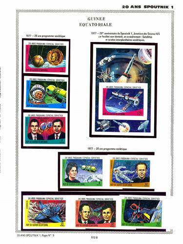 page _913_B_ de album collection espace de timbres