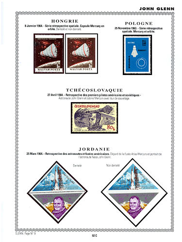 page number _92_C_ from album espace to collect stamps