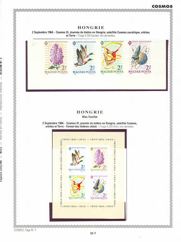 page number _94_F_ from album espace to collect stamps