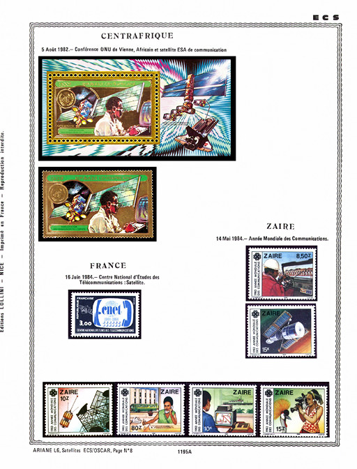 page _1195_A_ de album collection espace de timbres