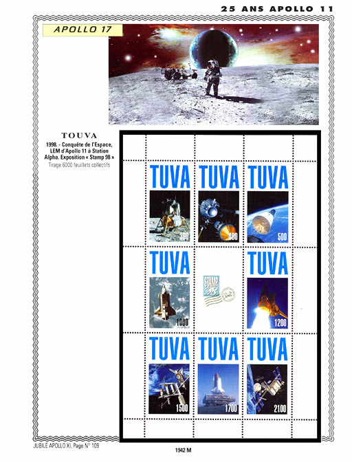 page _1942_M_ de album collection espace de timbres