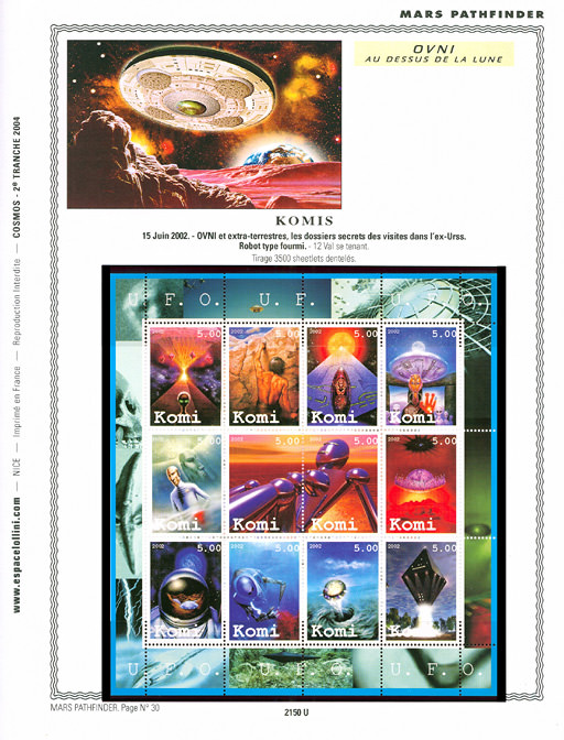 page _2150_U_ de album collection espace de timbres