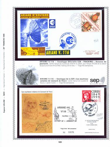 page kourou_1039__ de album collection kourou de timbres