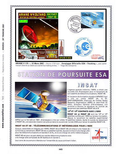 page kourou_1473__ de album collection kourou de timbres