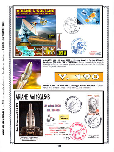 page kourou_1606__ de album collection kourou de timbres