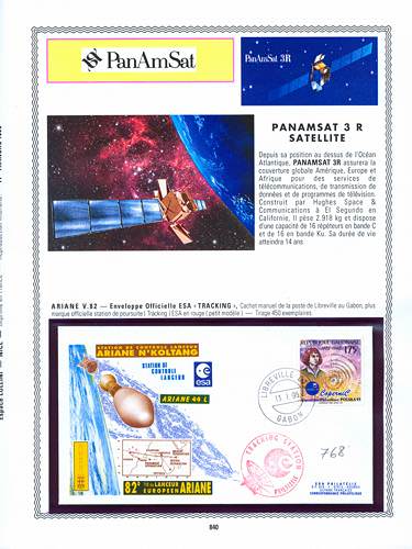 page kourou_840__ de album collection kourou de timbres