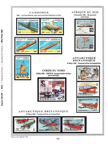 page number pole_196__ from album pole to collect stamps