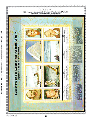 page pole_259__ de album collection pole de timbres