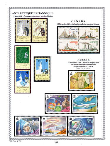 page pole_260__ de album collection pole de timbres