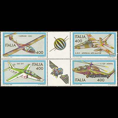 le timbre 8750 ITA 1/4