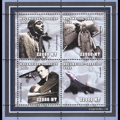 le timbre concorde MOZ 19/22 C