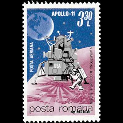 le timbre 4500 ROU 1