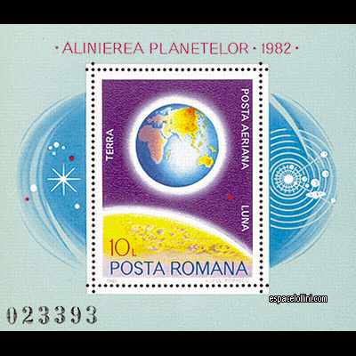 the stamp 7450 ROU 10 B