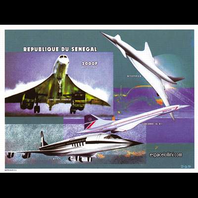 the stamp concorde SEN 16 BA