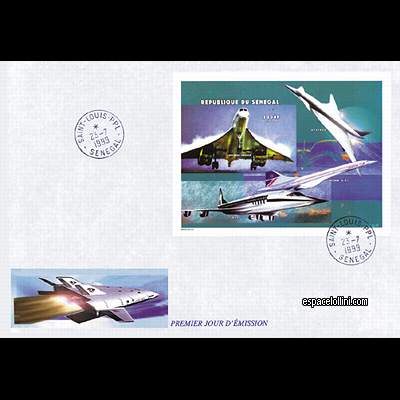 the stamp concorde SEN 16 FA