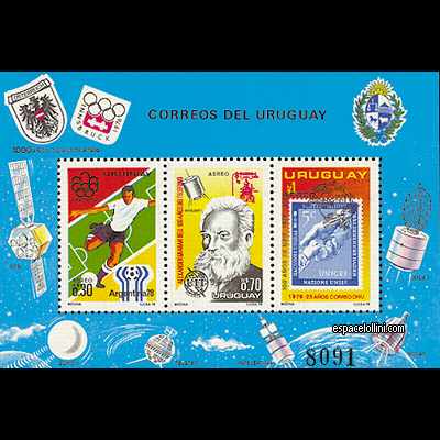the stamp 6630 URU 1/3 C