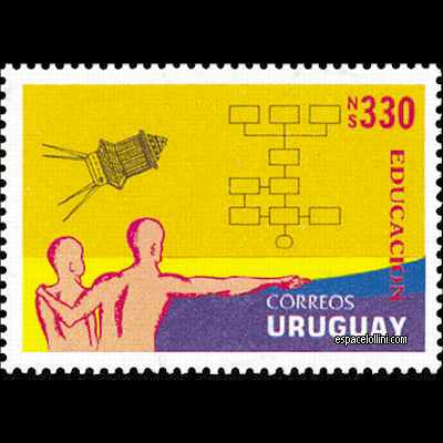 the stamp 9300  URU  4