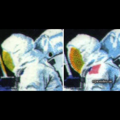 the stamp 4500 USA 2 Var.