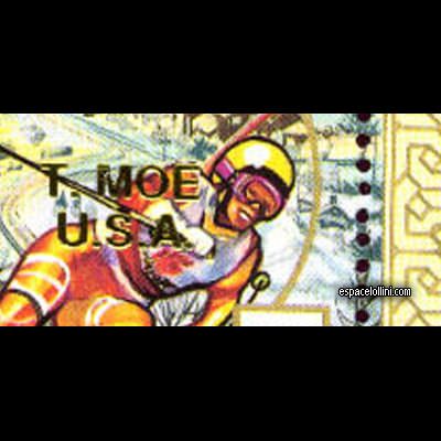 le timbre 9615 GUI 2 B overprint