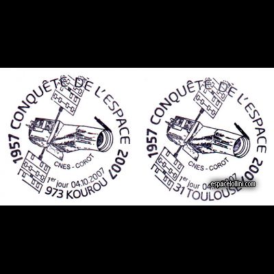 le timbre 10430 FRA 1 F cancels