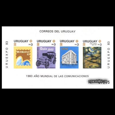 le timbre 7325 URU 3 CA