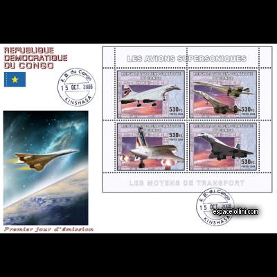 le timbre concorde CON 92/95 F