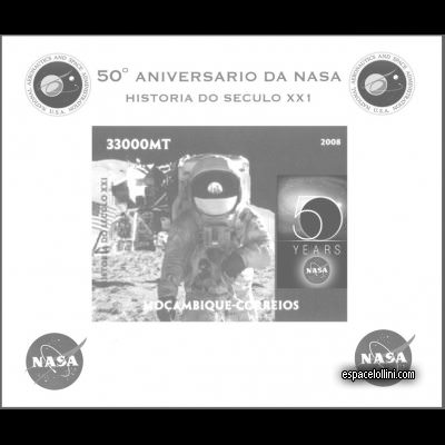 le timbre 10430 MOZ 9 KA noir