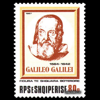 the stamp astronome ALB 8