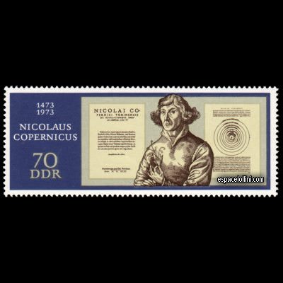 the stamp astronome DDR 10

