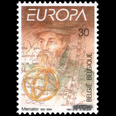 the stamp astronome BEL 4