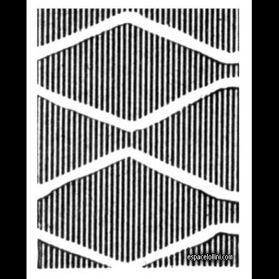 the stamp filigranne zig-zag