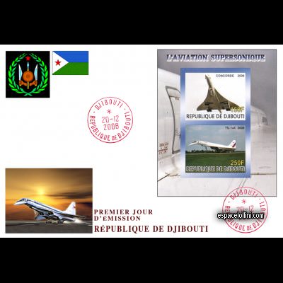 the stamp concorde DJI 117/8 FA