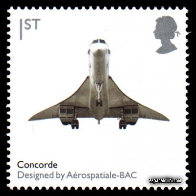 the stamp concorde GBR 10