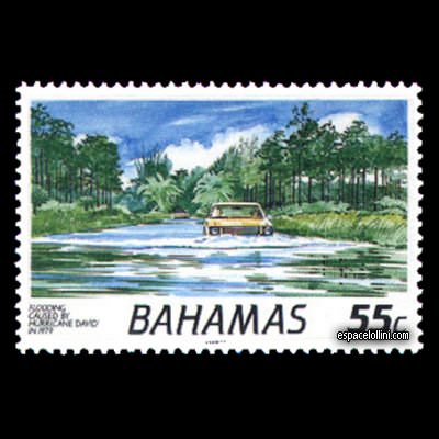 le timbre 9285 BAH 3