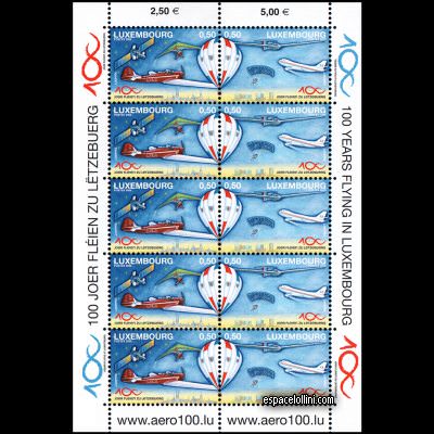 le timbre 10435 LUX 1/2 G