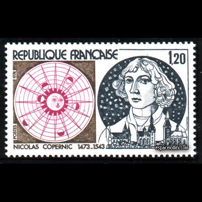 the stamp astronome FRA 17