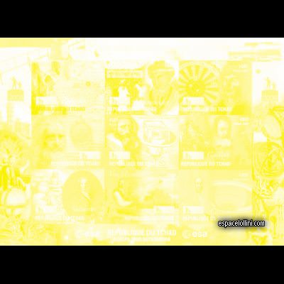 le timbre 10452 TCH 10/19 KA yellow