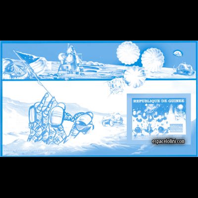 le timbre 10430 GUI 10 KA cyan