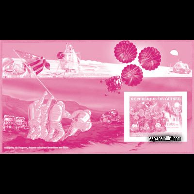 le timbre 10430 GUI 10 KA magenta