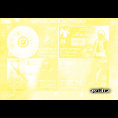 le timbre 10452 TCH 29/32 KA yellow