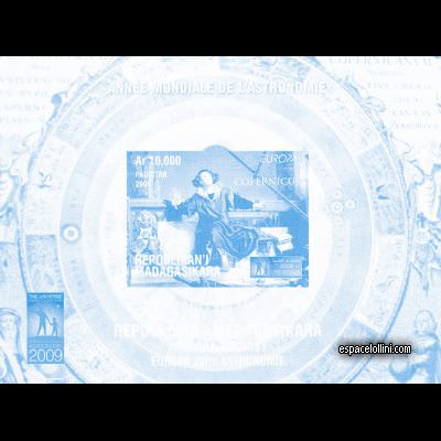 le timbre 10452 MAD 3 KA cyan