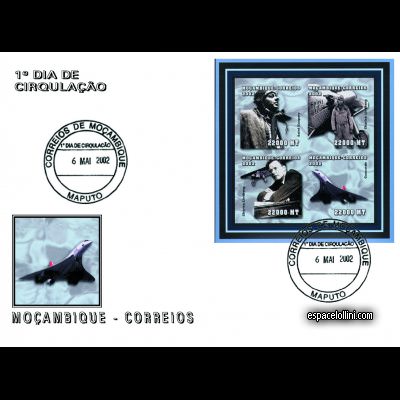 le timbre concorde MOZ 19/22 FA