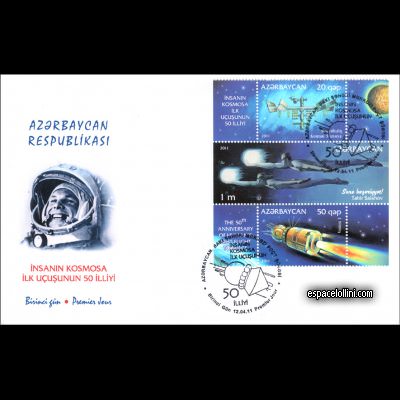 the stamp 10485 AZE 1/3 F