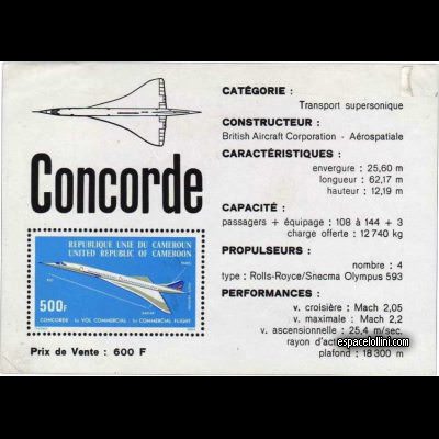 le timbre concorde CAM 1 B