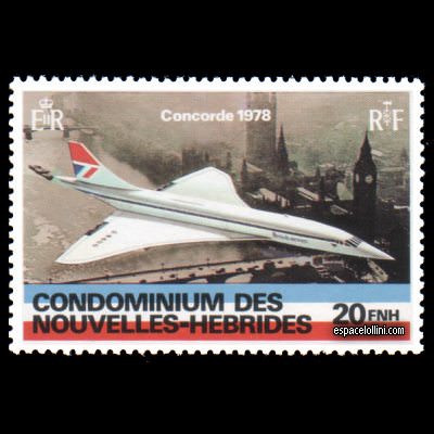 le timbre concorde NHE 8