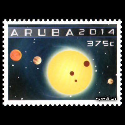 the stamp etoile ARU 4 detail