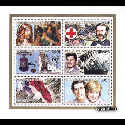 le timbre 7930  TCH 1/6 D