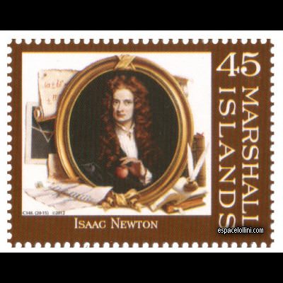 the stamp astronome MSH 20 Newton