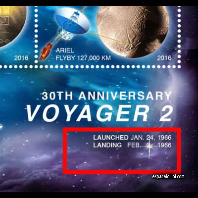 le timbre 10505 GHA 6/9 C ERROR