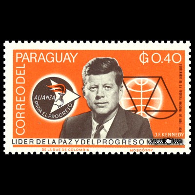 le timbre 0.40g Kennedy